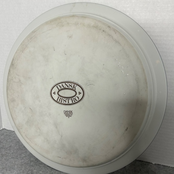 Dansk Bistro Niels Refsgarrd Christianhaven Blue Serving Platter Chop Plate 13” - Picture 4 of 4